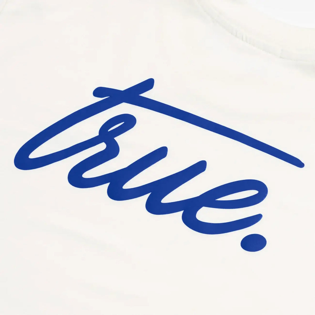 TRUE CURSIVE LOGO CAMISETA BEIGE