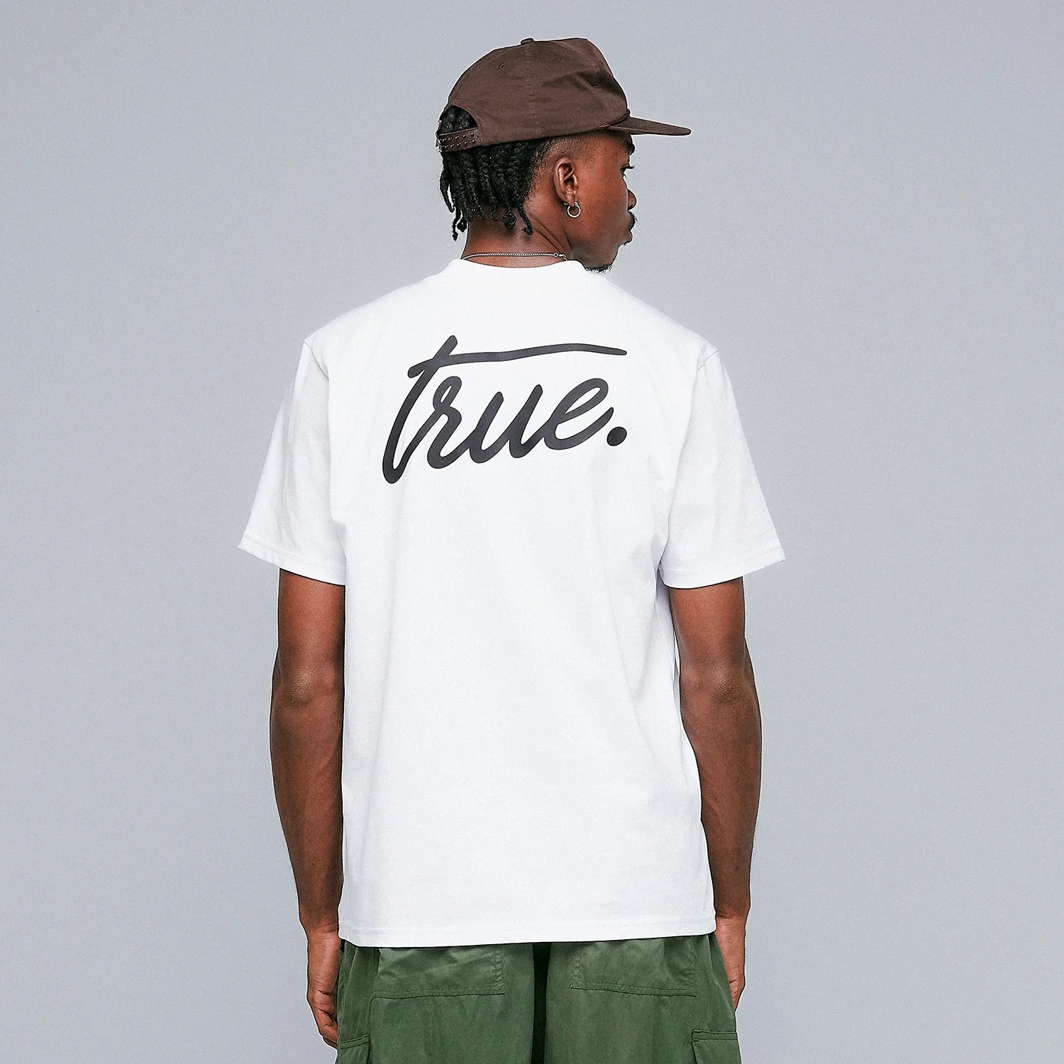 TRUE CURSIVE LOGO T-SHIRT CAMISETA BLANCA