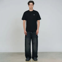 TRUE CURSIVE LOGO T-SHIRT CAMISETA NEGRA