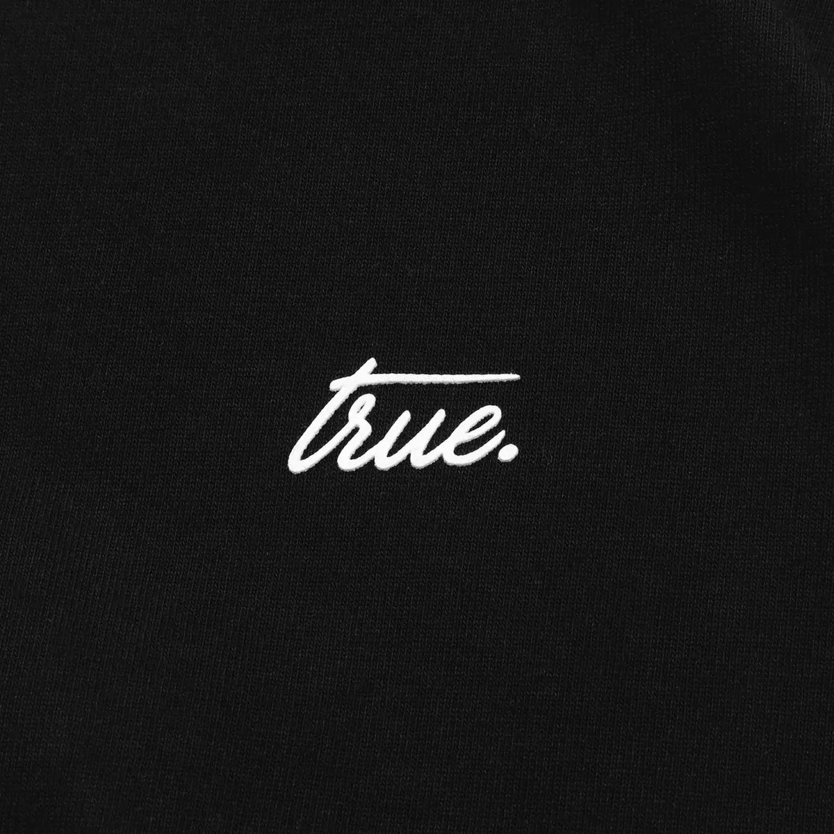 TRUE CURSIVE LOGO T-SHIRT CAMISETA NEGRA