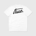 TRUE CURSIVE LOGO T-SHIRT CAMISETA BLANCA