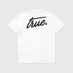TRUE CURSIVE LOGO T-SHIRT CAMISETA BLANCA