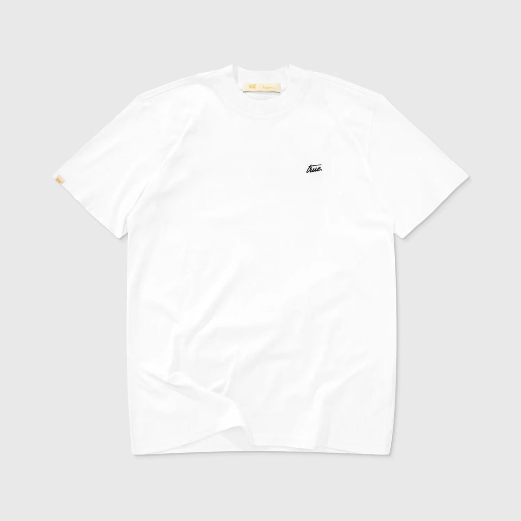 TRUE CURSIVE LOGO T-SHIRT CAMISETA BLANCA