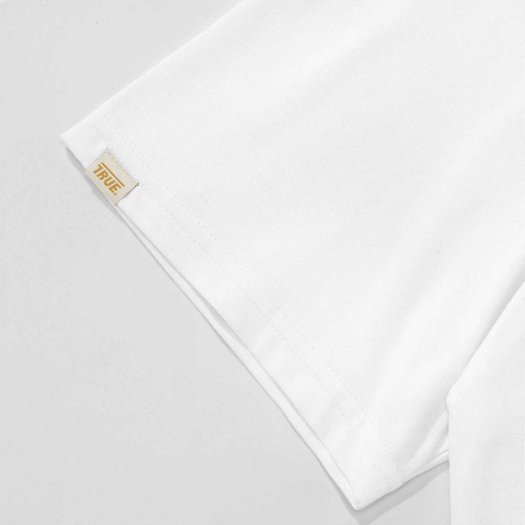TRUE CURSIVE LOGO T-SHIRT CAMISETA BLANCA