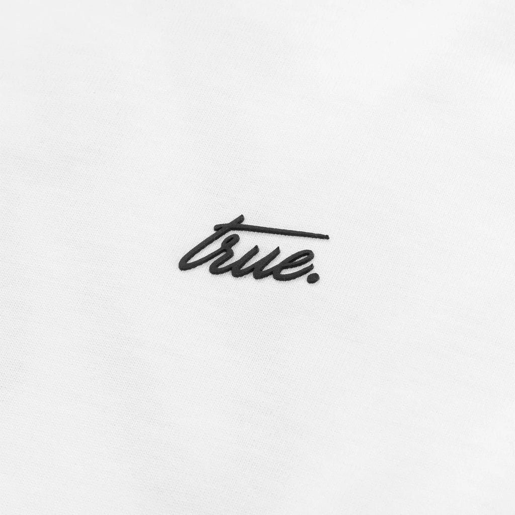 TRUE CURSIVE LOGO T-SHIRT CAMISETA BLANCA