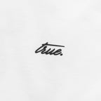 TRUE CURSIVE LOGO T-SHIRT CAMISETA BLANCA