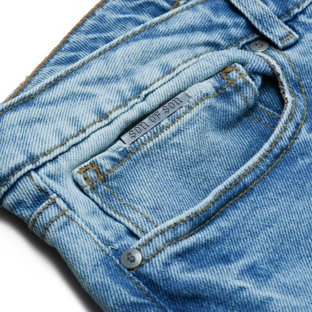 SON OF SON NEGOCIOS DE FAMILIA SOFS JEANS AZUL CLARO