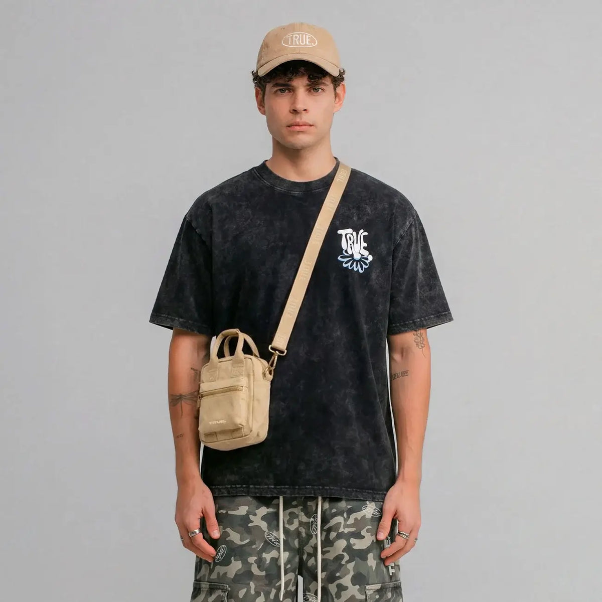 TRUE BOLSO CROSSBODY BEIGE