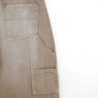 TRUE DIRTY-WASH MID-RISE PANTALON BEIGE