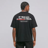 TRUE THE TRUE SPIRIT DREAMS CAMISETA BOXY NEGRA