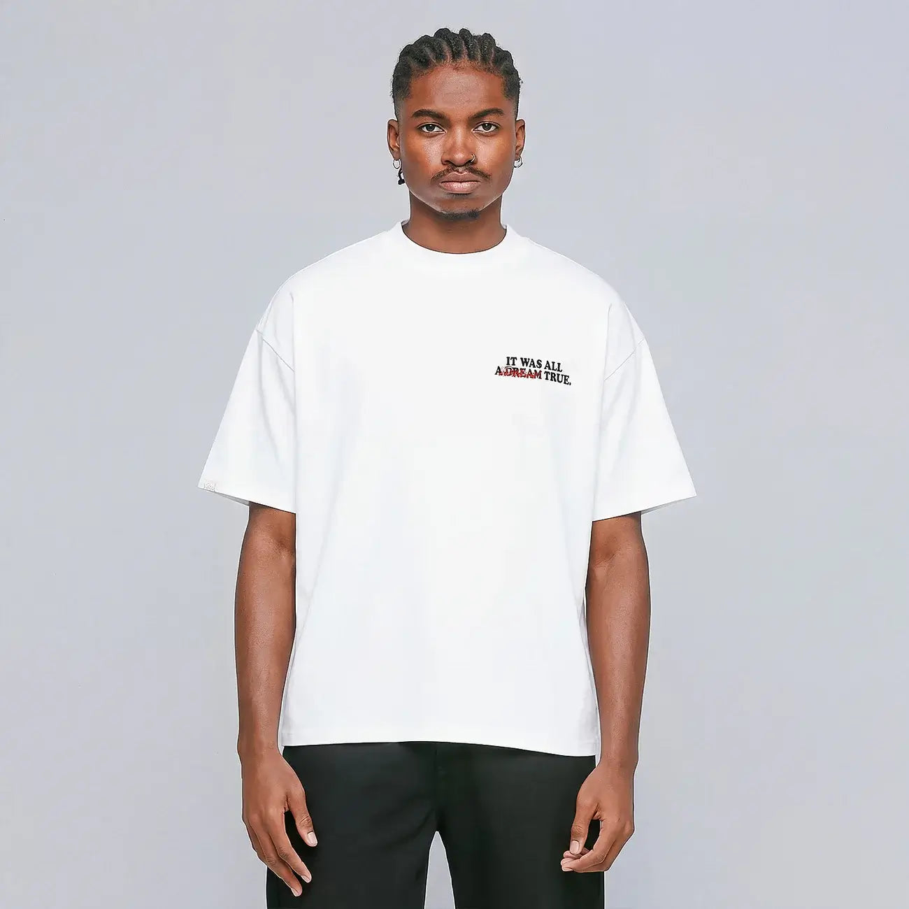 TRUE THE TRUE SPIRIT DREAMS CAMISETA BOXY BEIGE