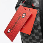 MORRAL SPRAYCOLOMBIA GREY CHECKERED EYE BACKPACK NEGRO