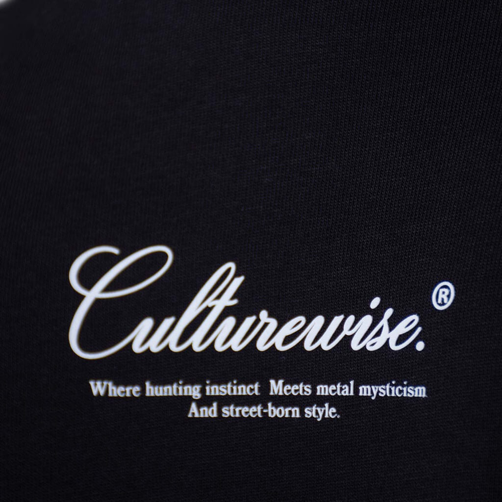 CULTUREWISE CRHOME FACES FAT JOE CAMISETA OVERSIZE NEGRA