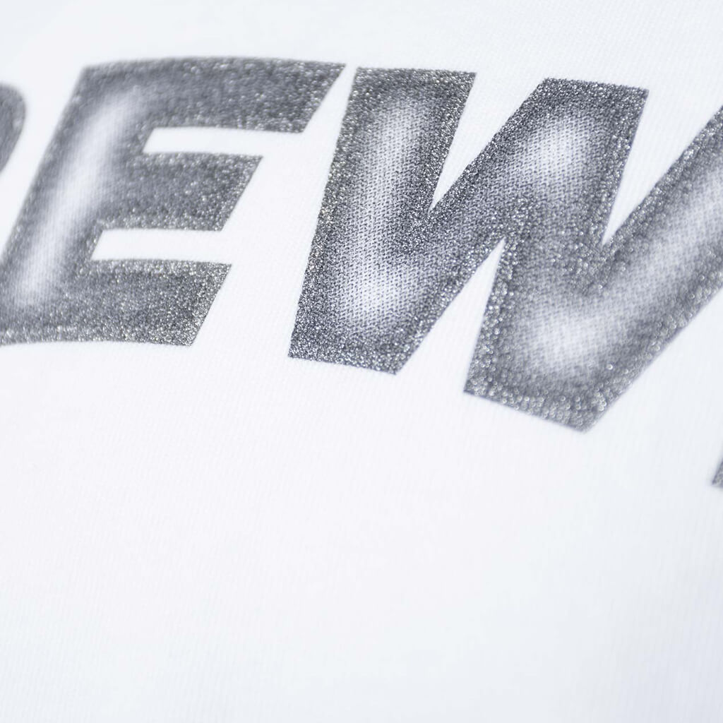 CULTUREWISE CRHOME CW SHIMMER CAMISETA OVERSIZE BLANCA