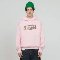 TRUE PRELUDE EVERYDAY LOGO HOODIE ROSADO