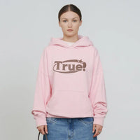 TRUE PRELUDE EVERYDAY LOGO HOODIE ROSADO