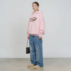 TRUE PRELUDE EVERYDAY LOGO HOODIE ROSADO