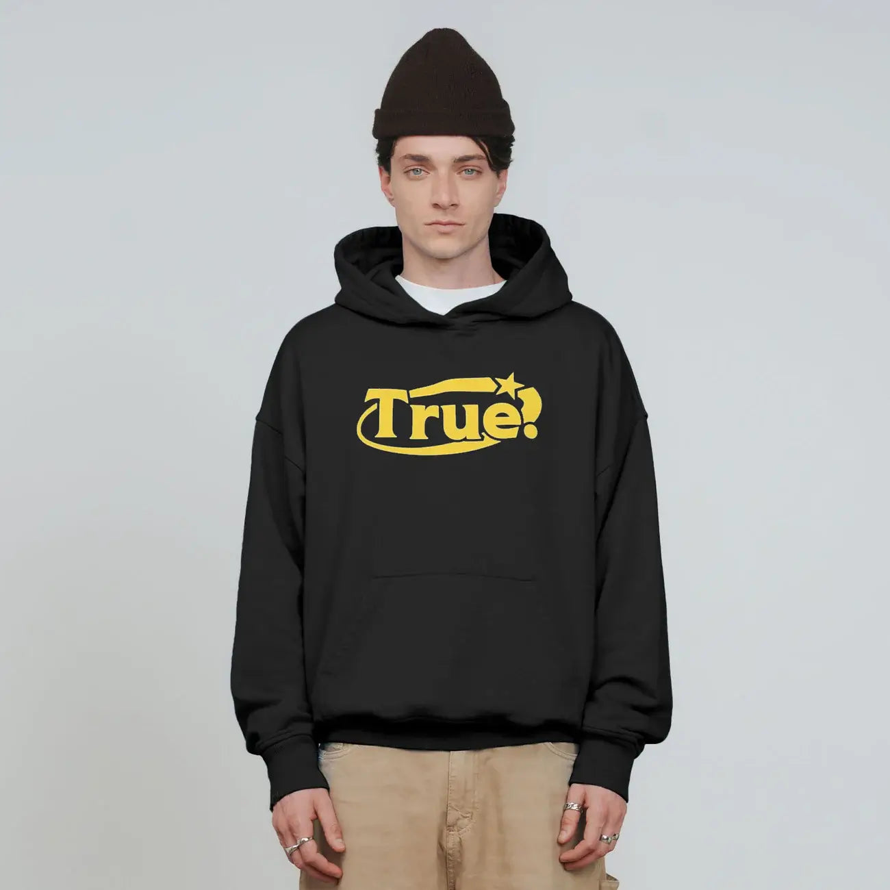 TRUE EVERYDAY LOGO BUZO NEGRO