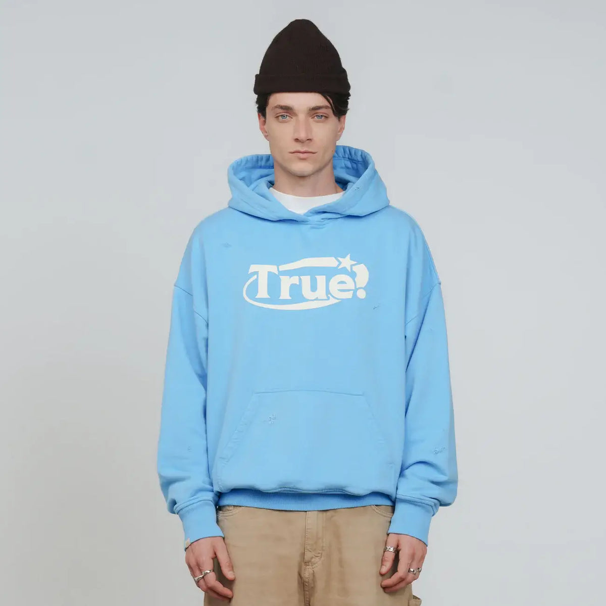 TRUE PRELUDE EVERYDAY LOGO HOODIE AZUL