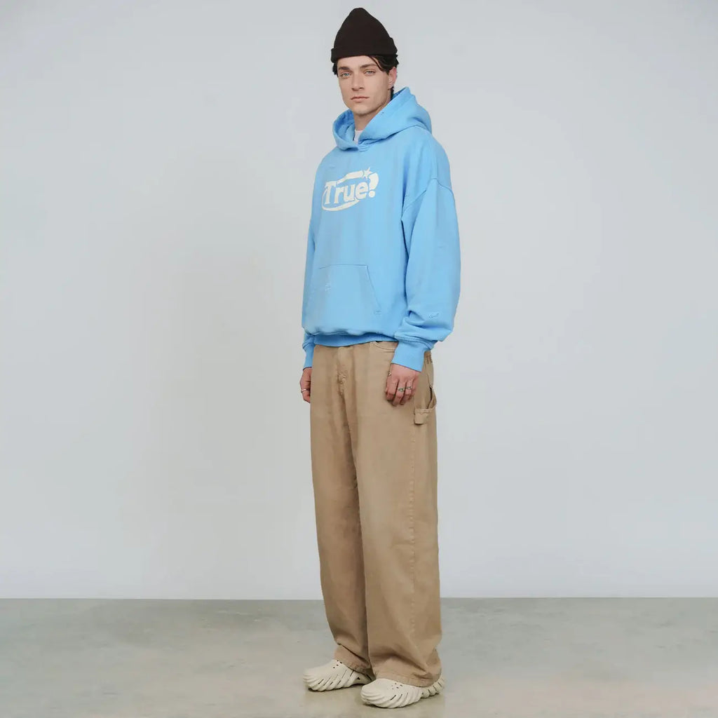 TRUE PRELUDE EVERYDAY LOGO HOODIE AZUL
