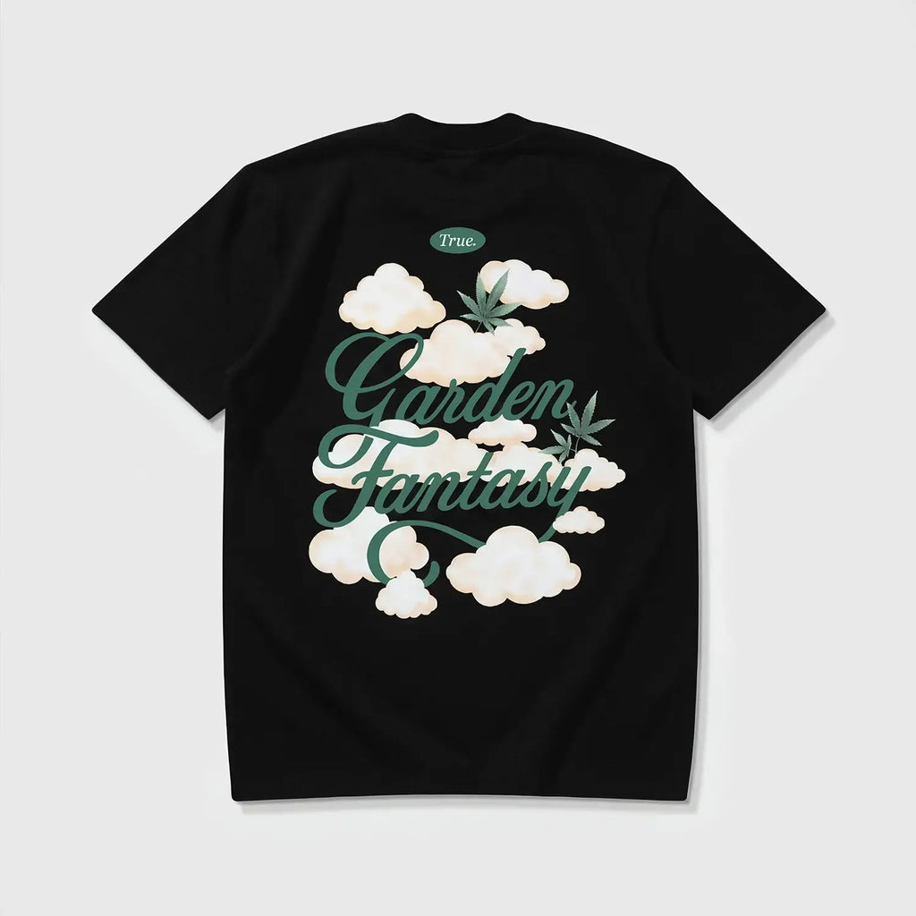 TRUE GARDEN FANTASY CAMISETA REGULAR FIT NEGRA