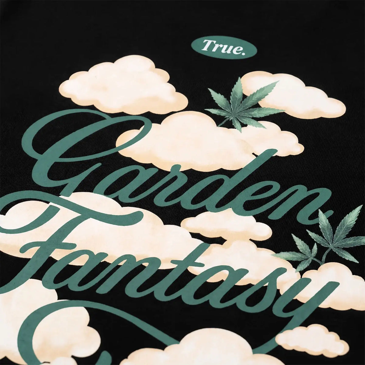 TRUE GARDEN FANTASY CAMISETA REGULAR FIT NEGRA