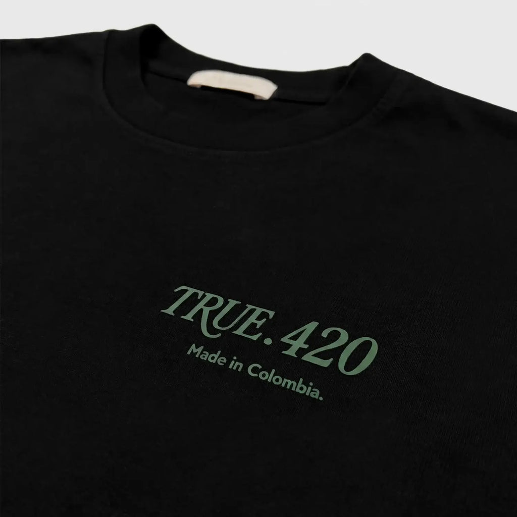 TRUE GARDEN FANTASY CAMISETA REGULAR FIT NEGRA