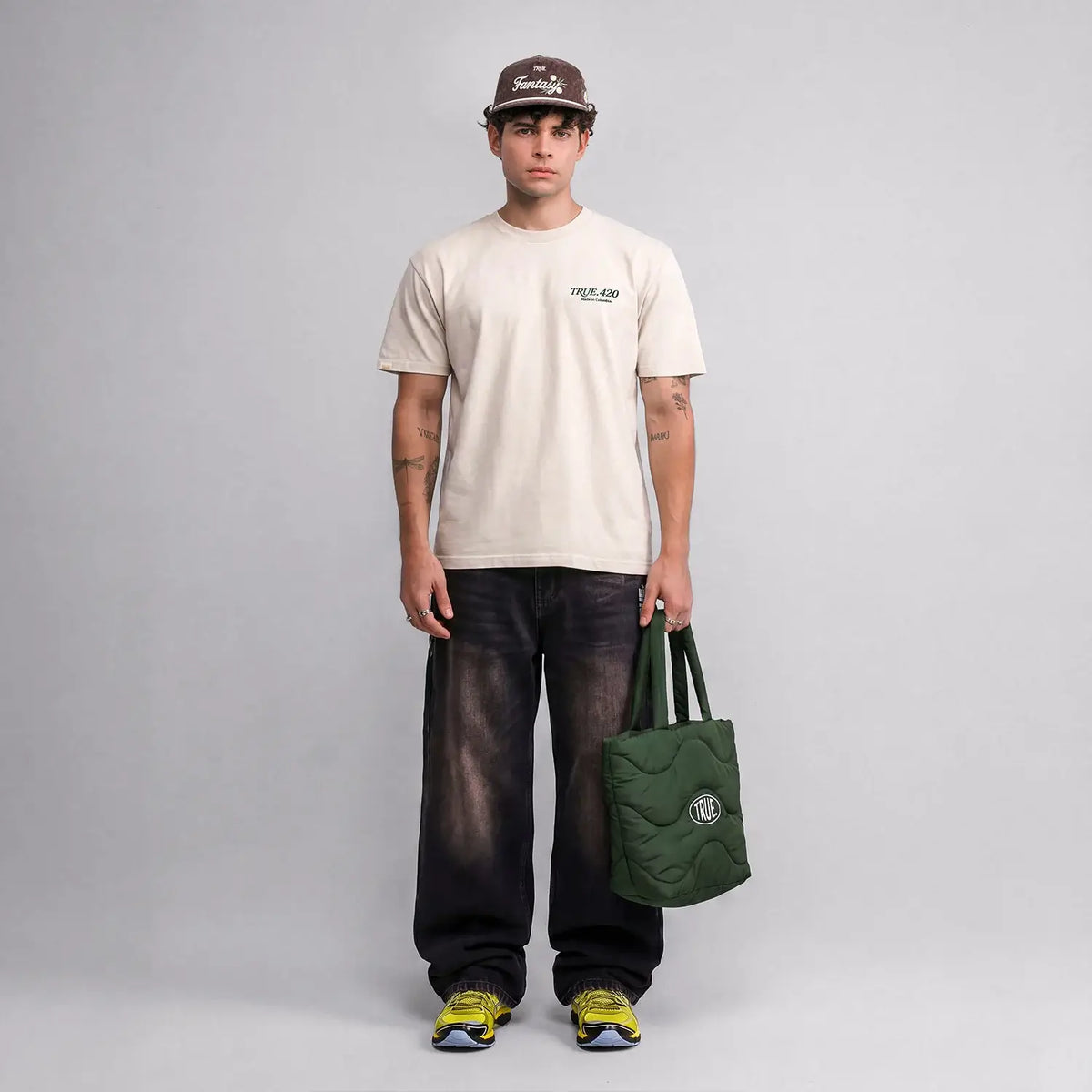 TRUE GARDEN FANTASY CAMISETA REGULAR FIT BEIGE