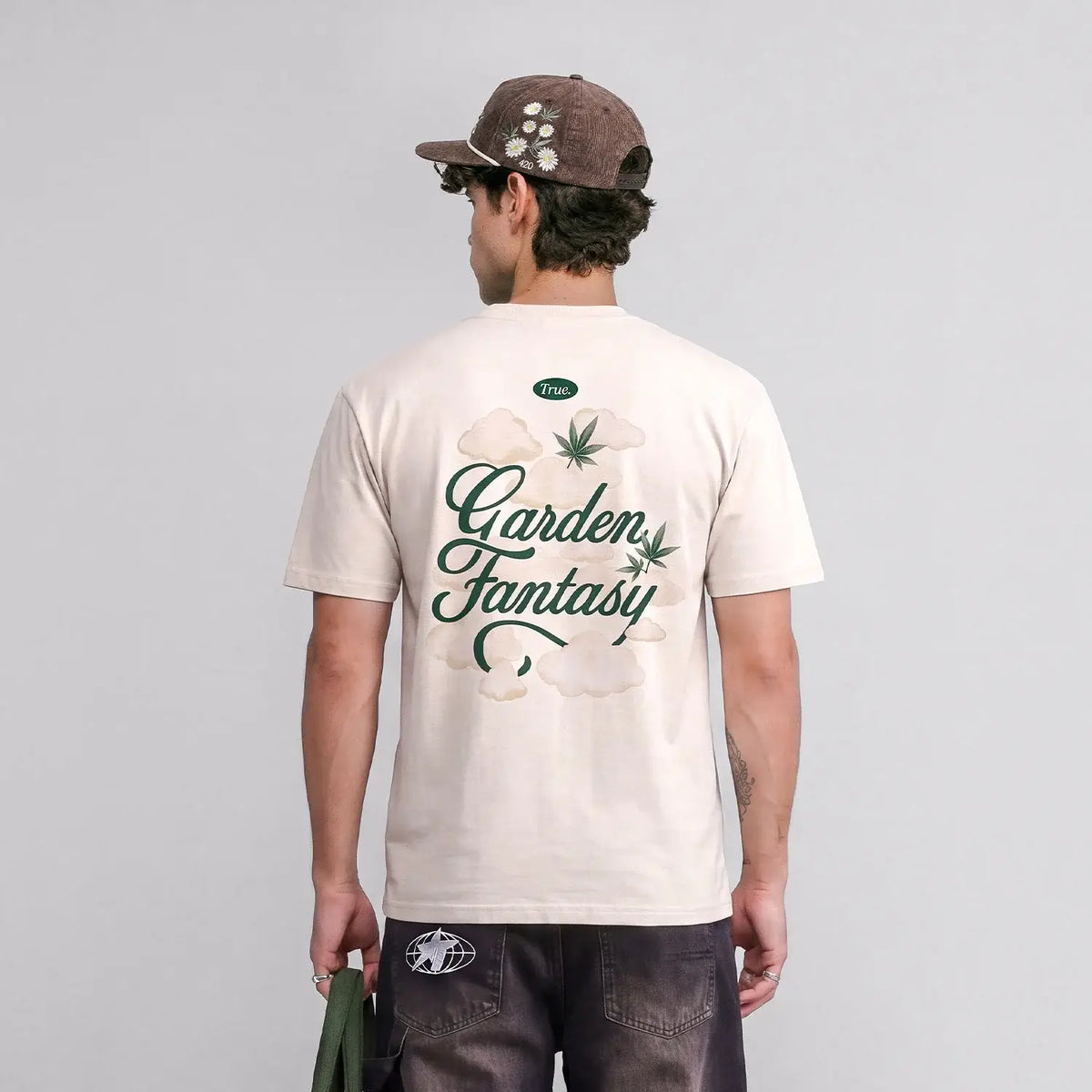TRUE GARDEN FANTASY CAMISETA REGULAR FIT BEIGE