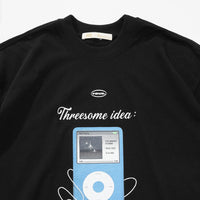 TRUE TOO BRIGHT TO MISS F*CK NUDES CAMISETA BOXY NEGRA