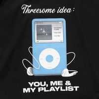 TRUE TOO BRIGHT TO MISS F*CK NUDES CAMISETA BOXY NEGRA