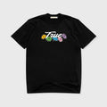 TRUE FLOWERS LOGO CAMISETA NEGRA