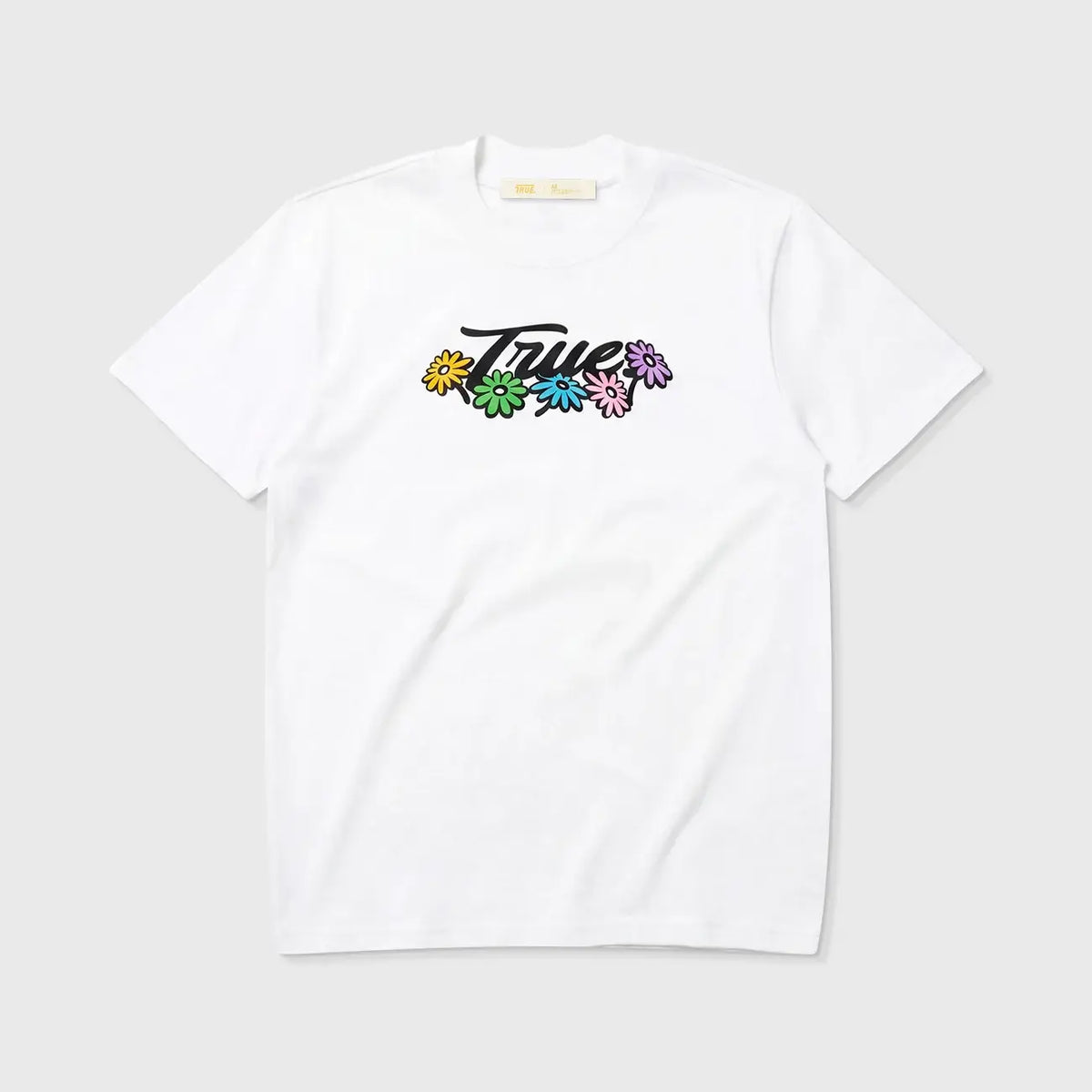 TRUE FLOWERS LOGO CAMISETA BLANCA