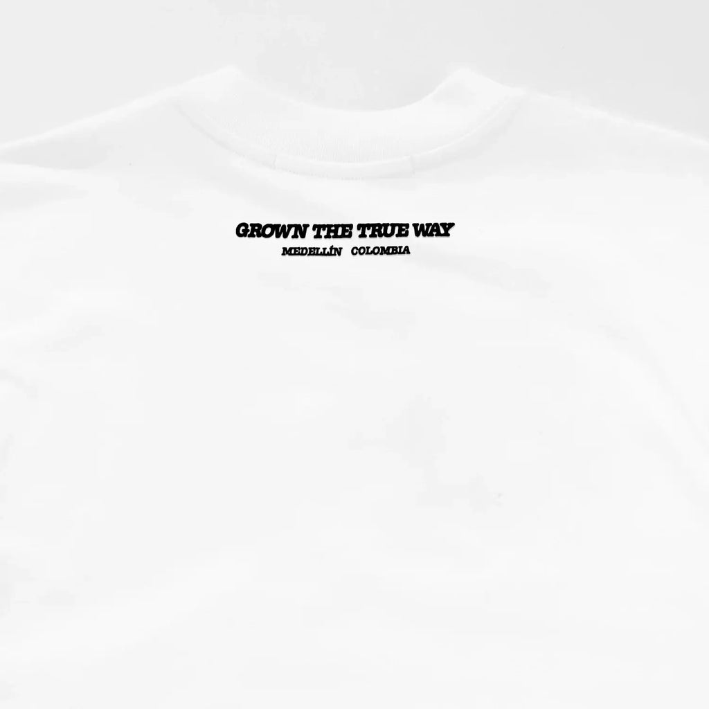 TRUE FLOWERS LOGO CAMISETA BLANCA