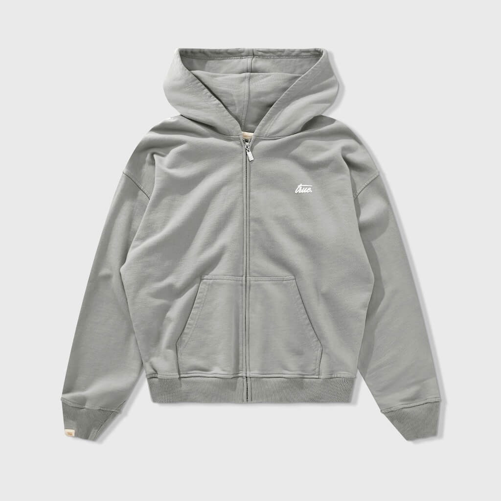 TRUE CITY RUSH FOREST HOODIE DE CIERRE GRIS