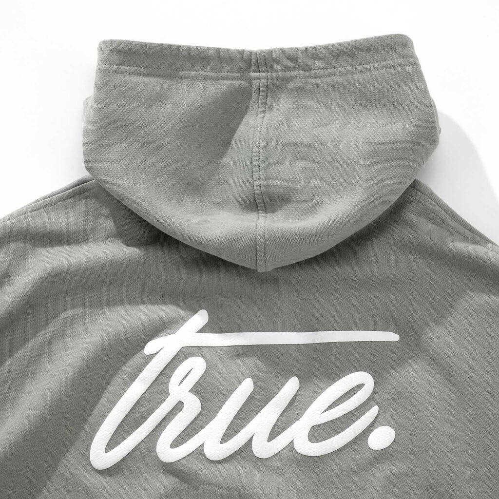 TRUE CITY RUSH FOREST HOODIE DE CIERRE GRIS