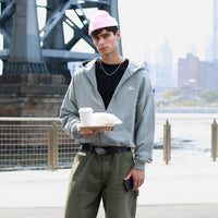 TRUE CITY RUSH FOREST HOODIE DE CIERRE GRIS