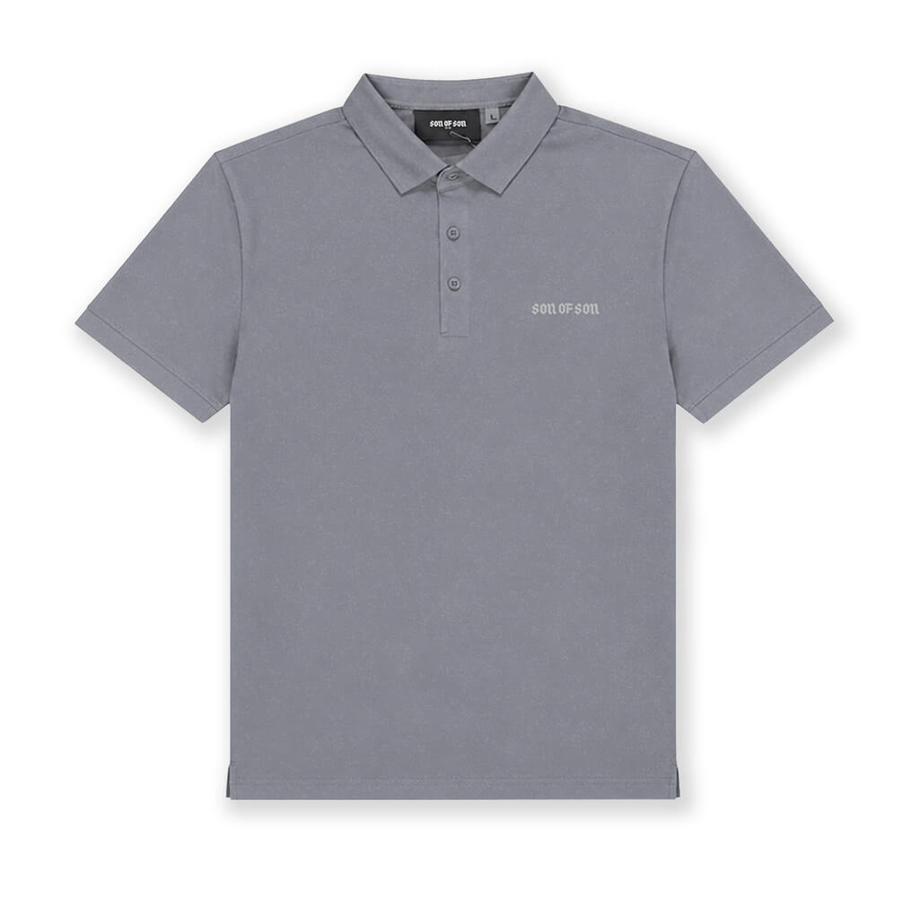 SON OF SON NEGOCIOS DE FAMILIA COUNTRY CLUB CAMISA POLO GRIS