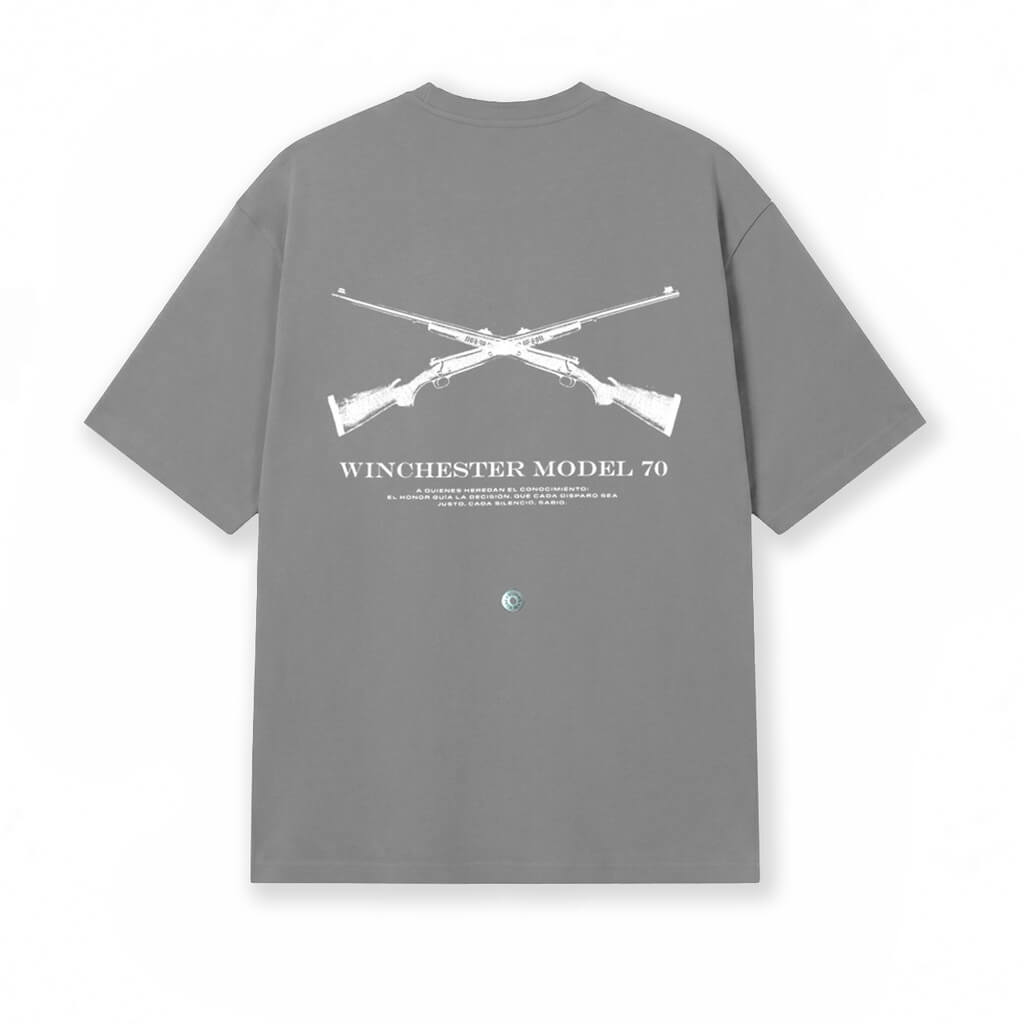 SON OF SON NEGOCIOS DE FAMILIA MODEL 70 CAMISETA OVERSIZED GRIS