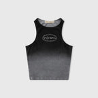 TRUE GRADIENT RHINESTONE TANK TOP TANK TOP NEGRO