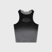 TRUE GRADIENT RHINESTONE TANK TOP TANK TOP NEGRO