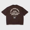 TRUE HEART BOXY TEE CAMISETA CAFE