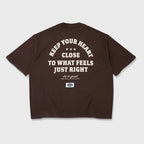 TRUE HEART BOXY TEE CAMISETA CAFE