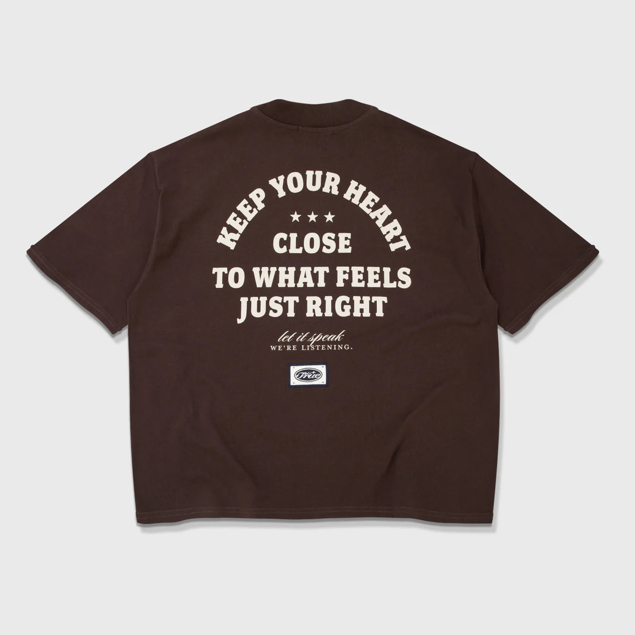 TRUE HEART BOXY TEE CAMISETA CAFE