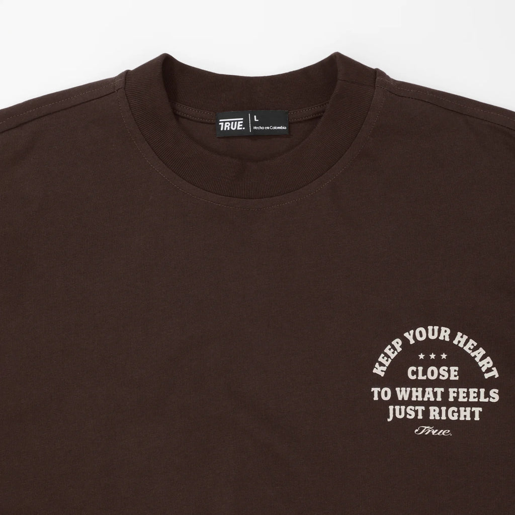 TRUE HEART BOXY TEE CAMISETA CAFE