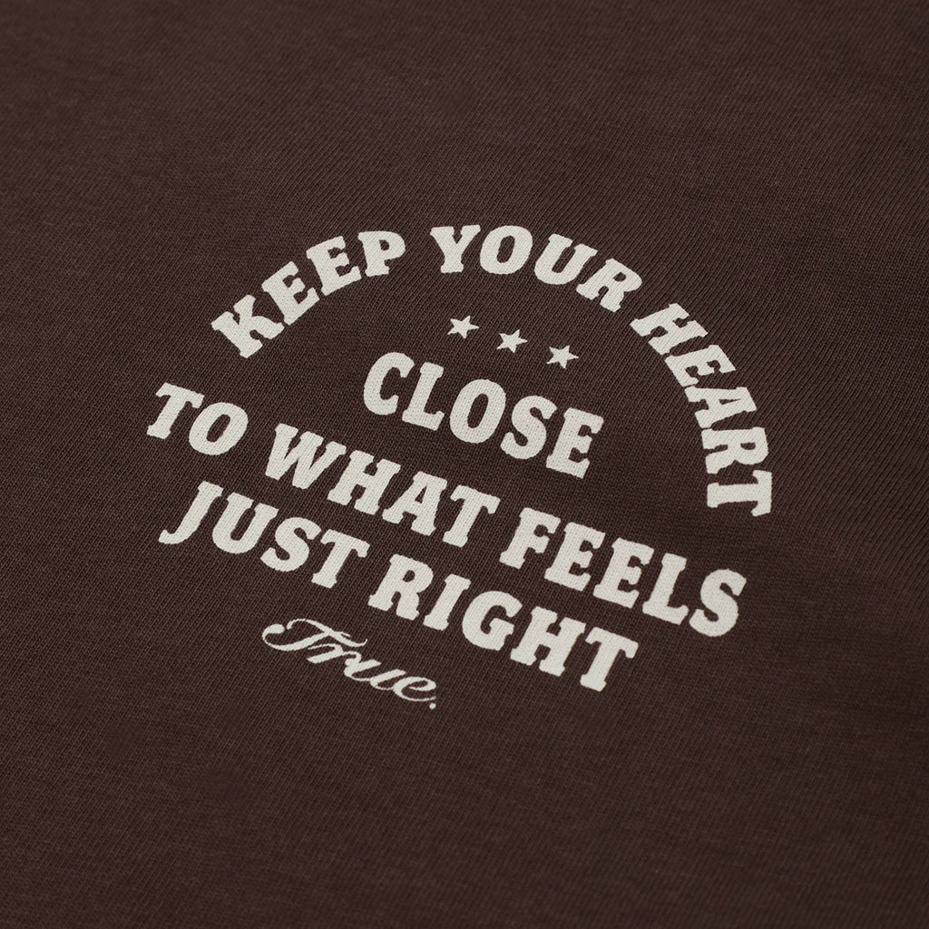 TRUE HEART BOXY TEE CAMISETA CAFE