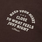 TRUE HEART BOXY TEE CAMISETA CAFE