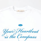 TRUE HEARTBEAT OVERSIZED T-SHIRT CAMISETA BLANCA