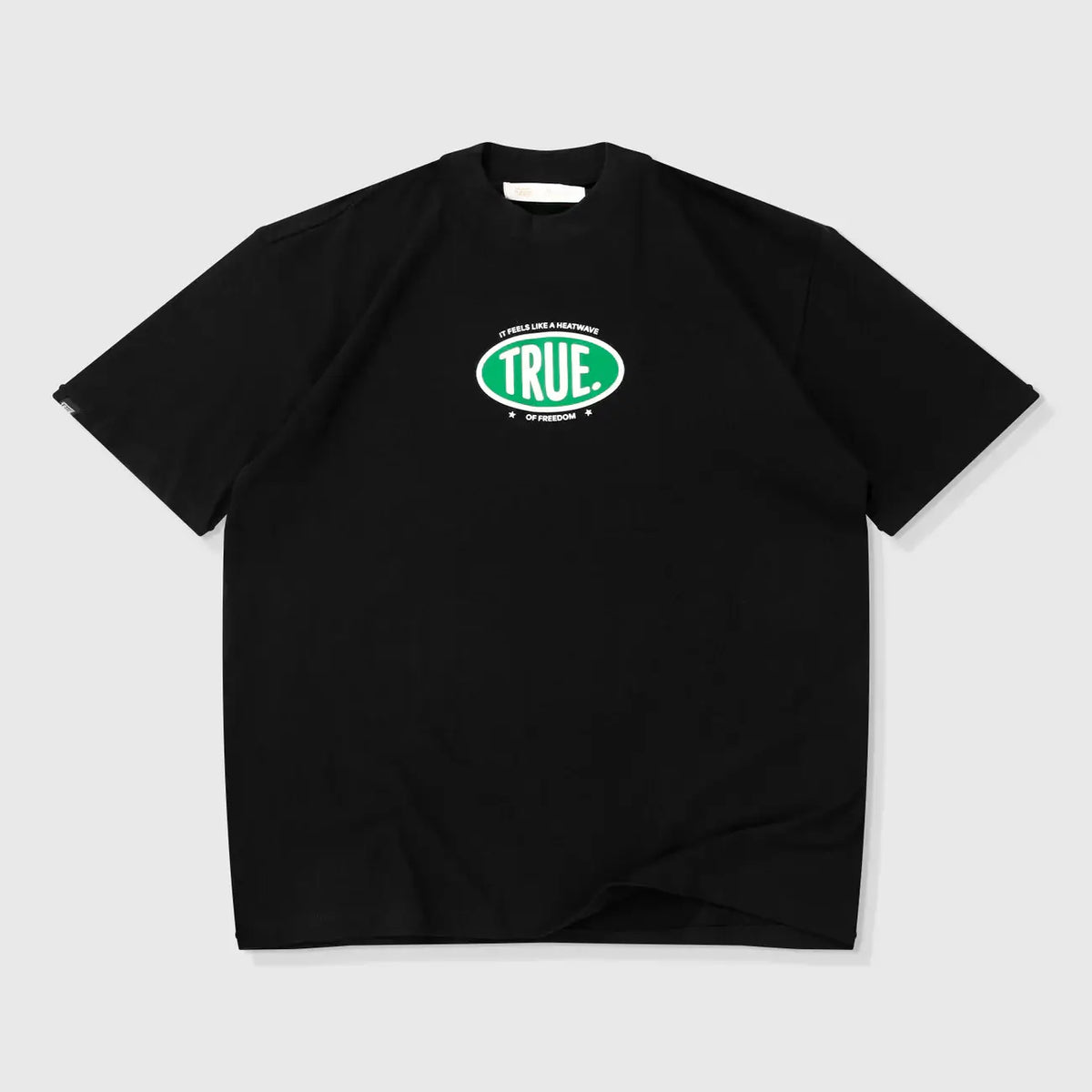 TRUE HEATWAVE OVERSIZED T-SHIRT CAMISETA NEGRA
