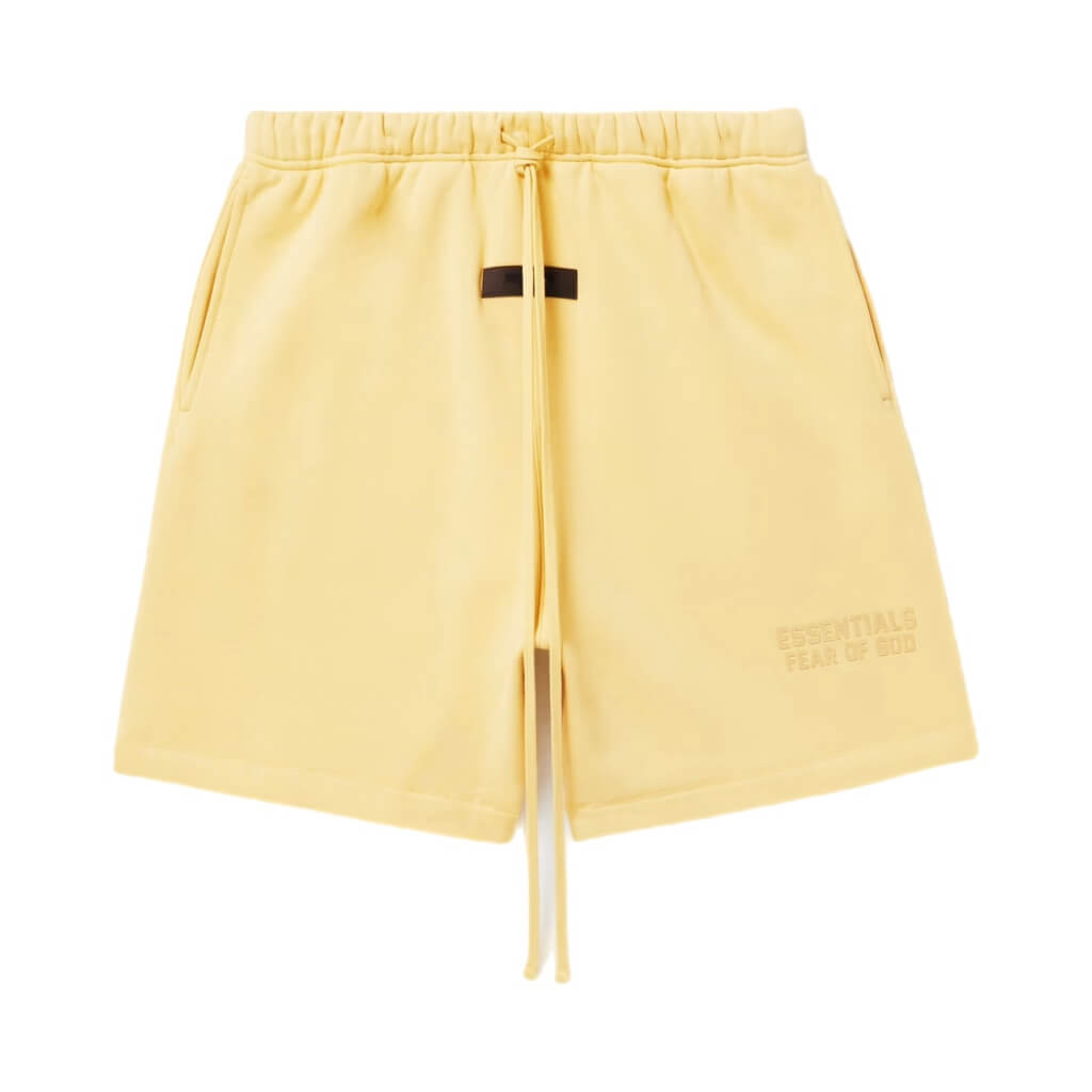 FEAR OF GOD ESSENTIALS SHORT DE ALGODON AMARILLO TULCAN